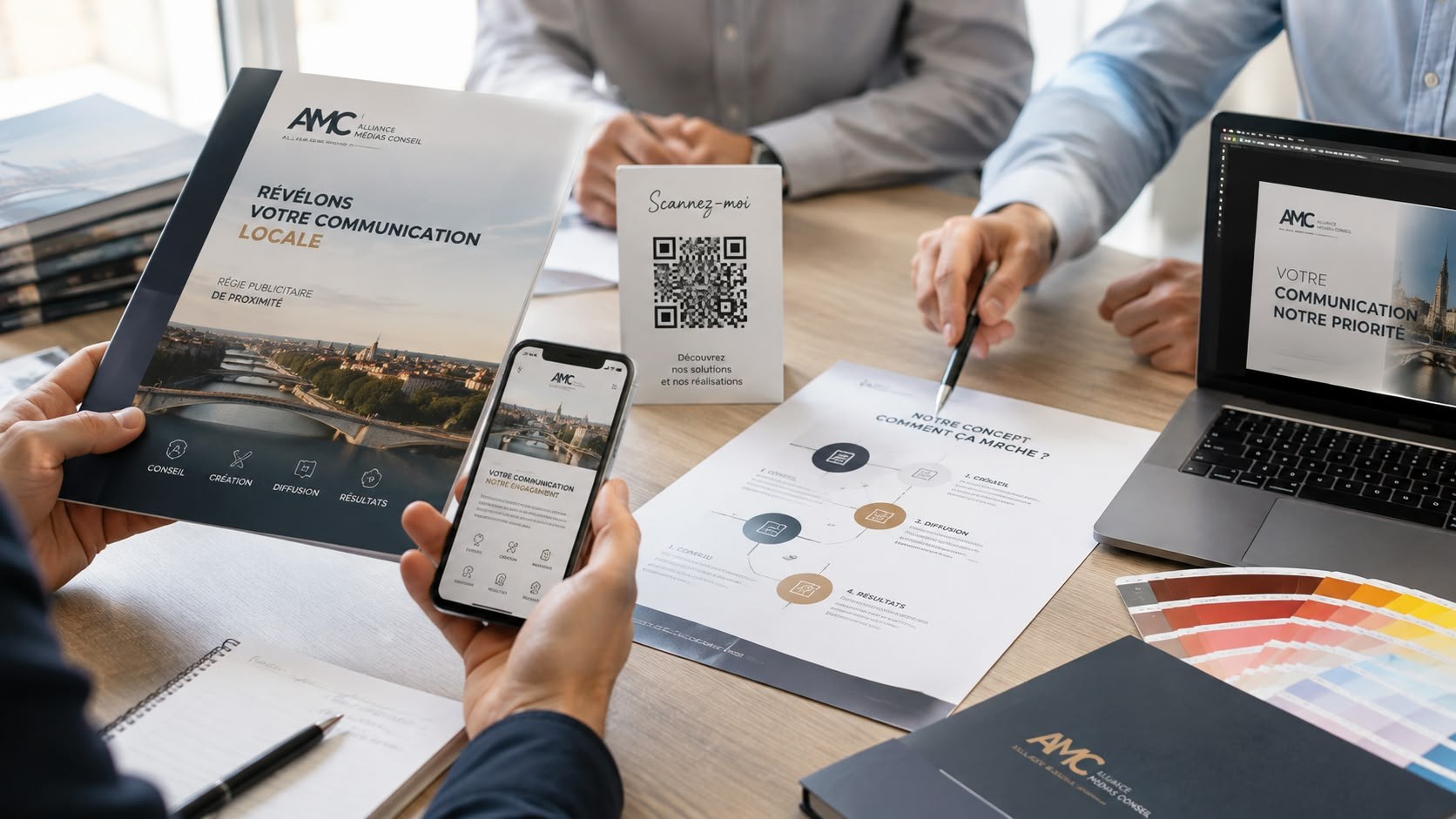 Brochure Alliance Médias Conseil avec QR code